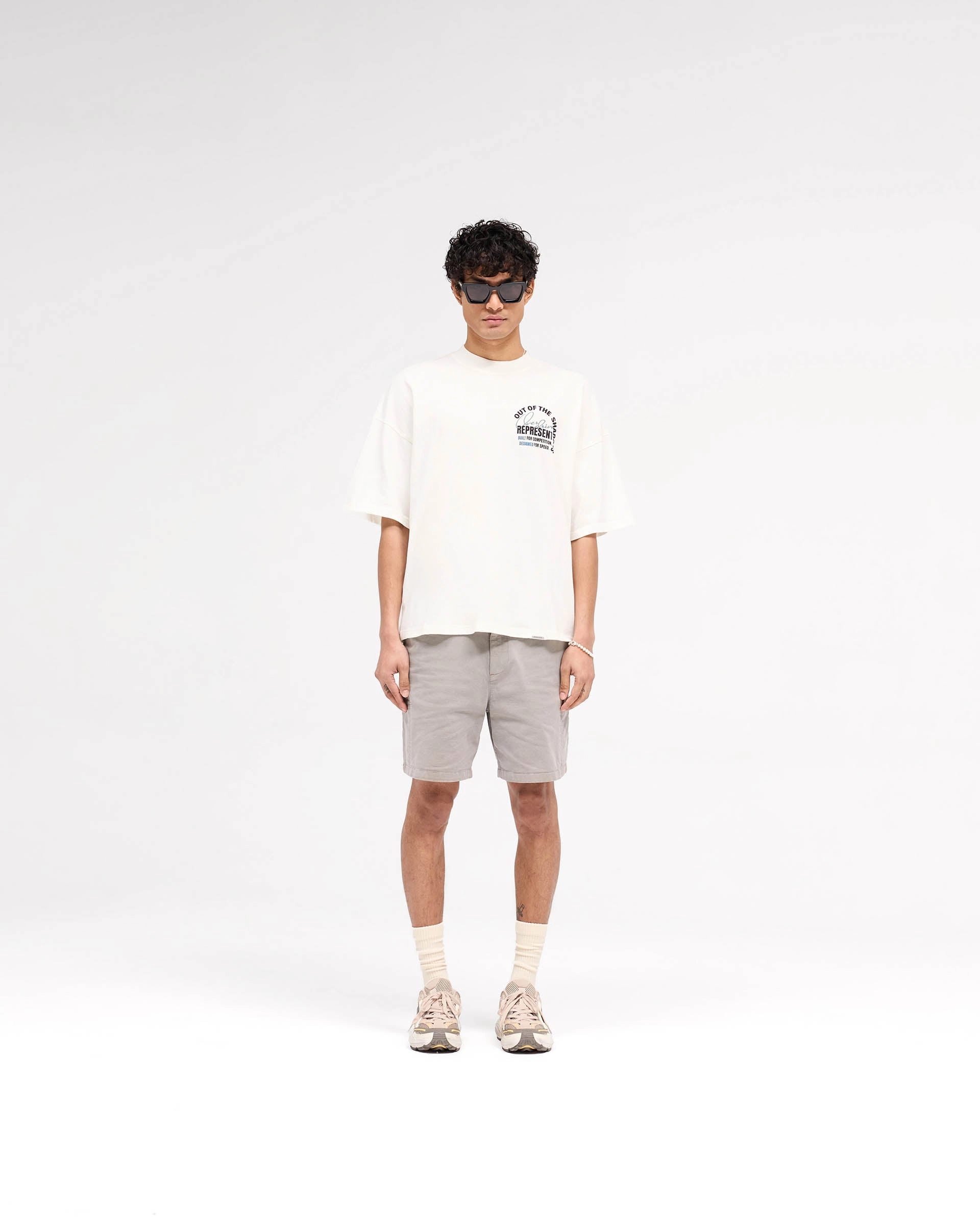 Out Of The Shadows T-Shirt - Flat White