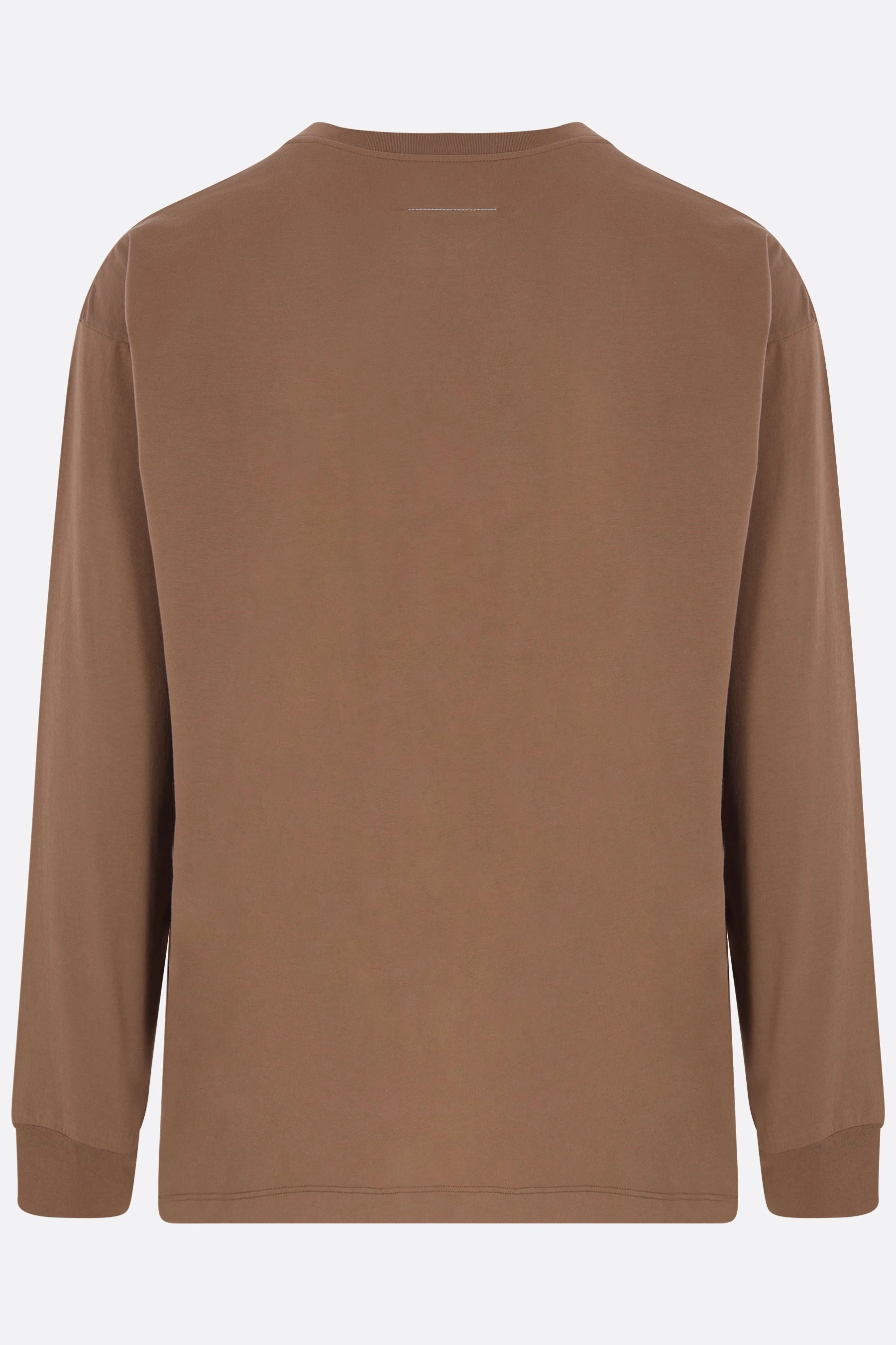 oversized long-sleeve cotton t-shirt