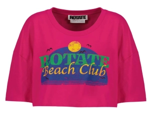 ROTATE Cropped Crewneck T-Shirt