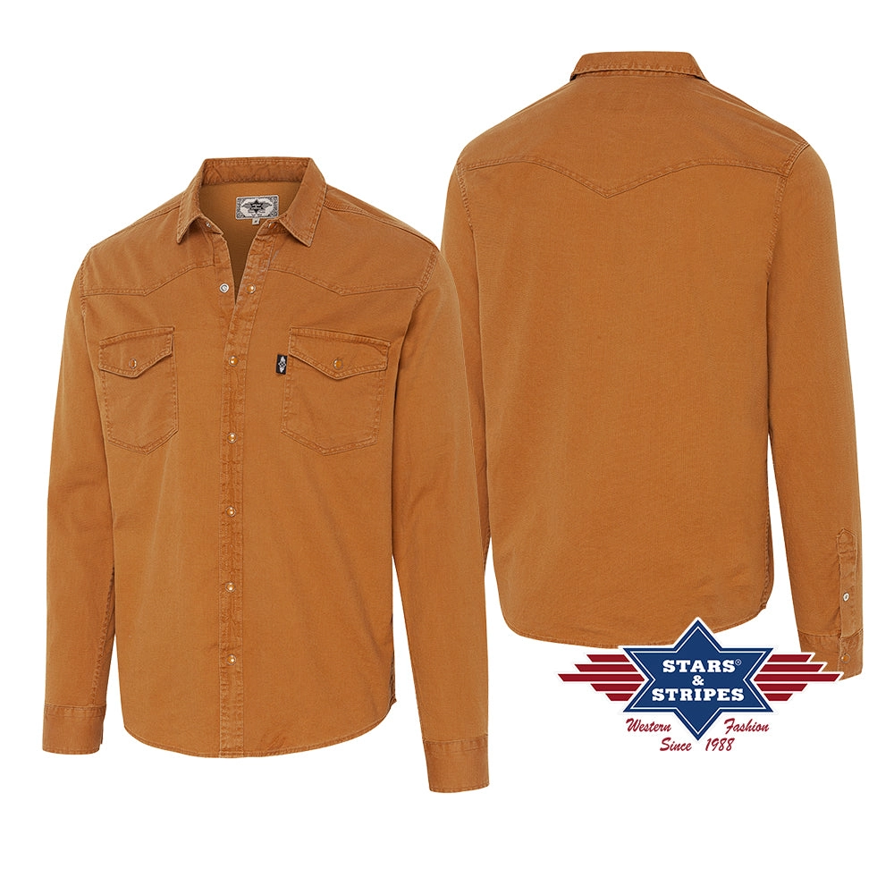 S&S Daniel Brown Men's Western Shirt