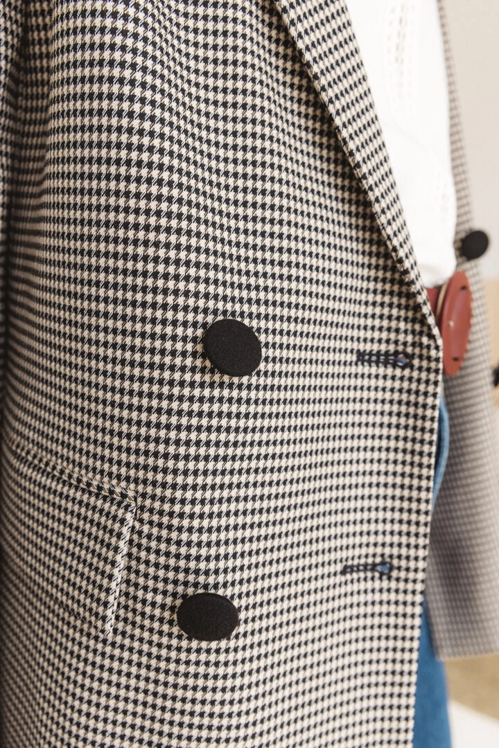 Veste Naël pied-de-poule