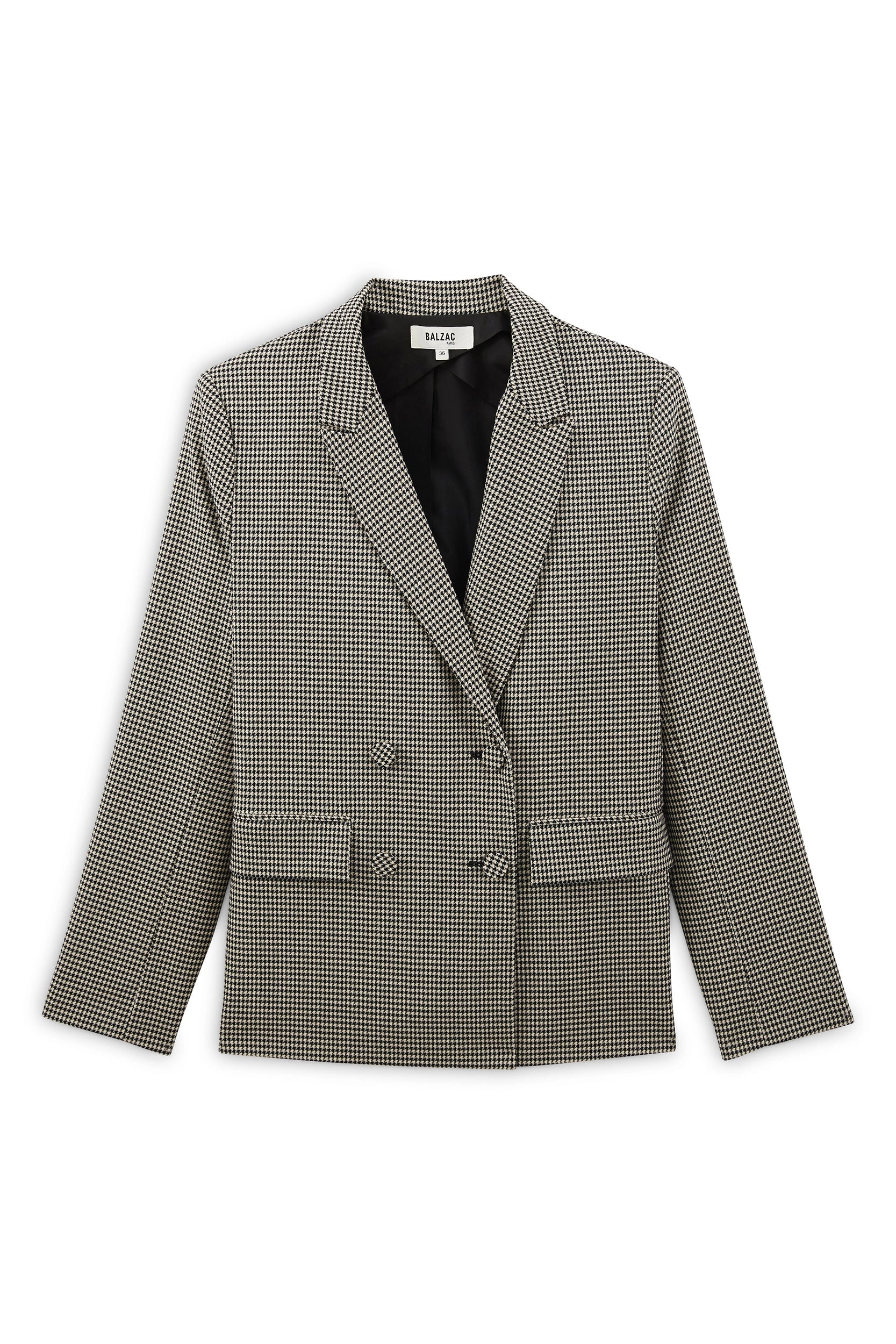 Veste Naël pied-de-poule