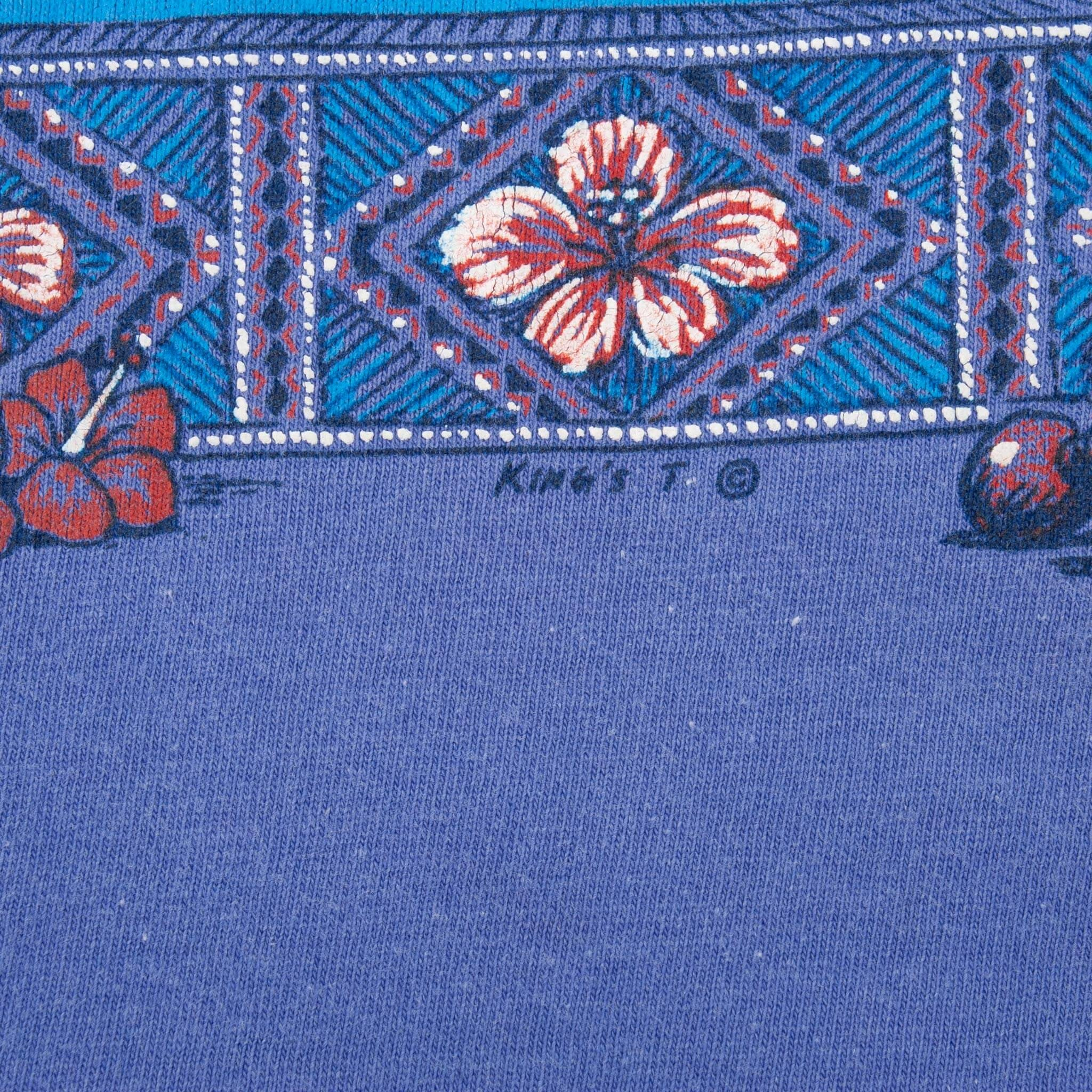 VINTAGE HAWAII GRAPHIC TEE SHIRT  1990S SIZE LARGE