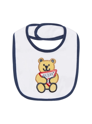 White Bear Logo Bib (0-9m)