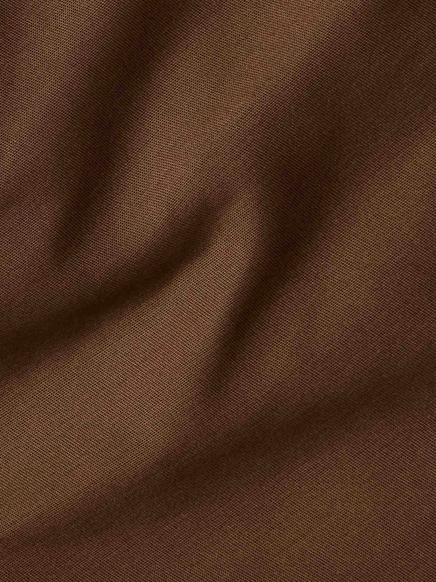 Womens Organic Cotton Harrington Jacket—chestnut brown