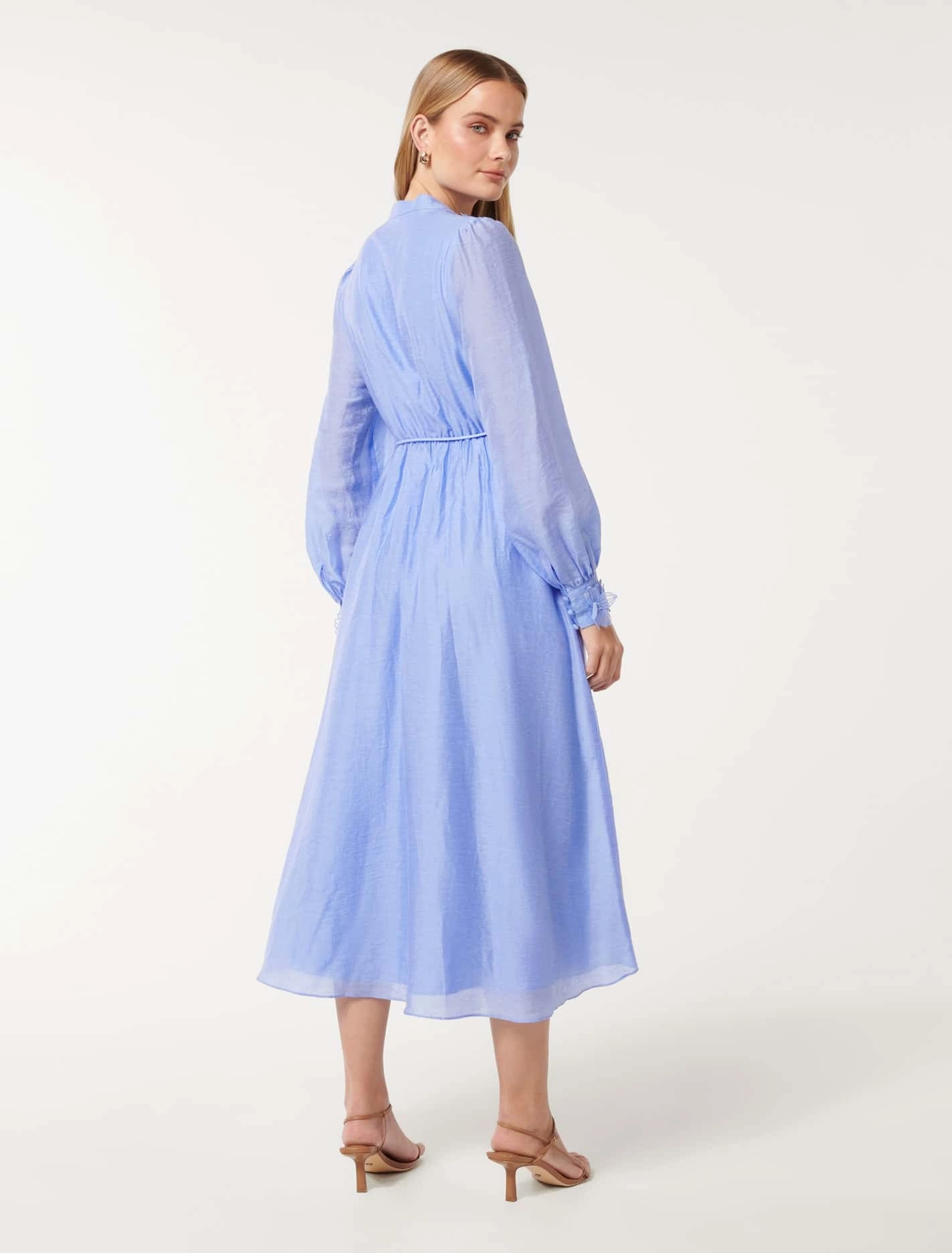 Yasmin Floral Applique Midi Dress